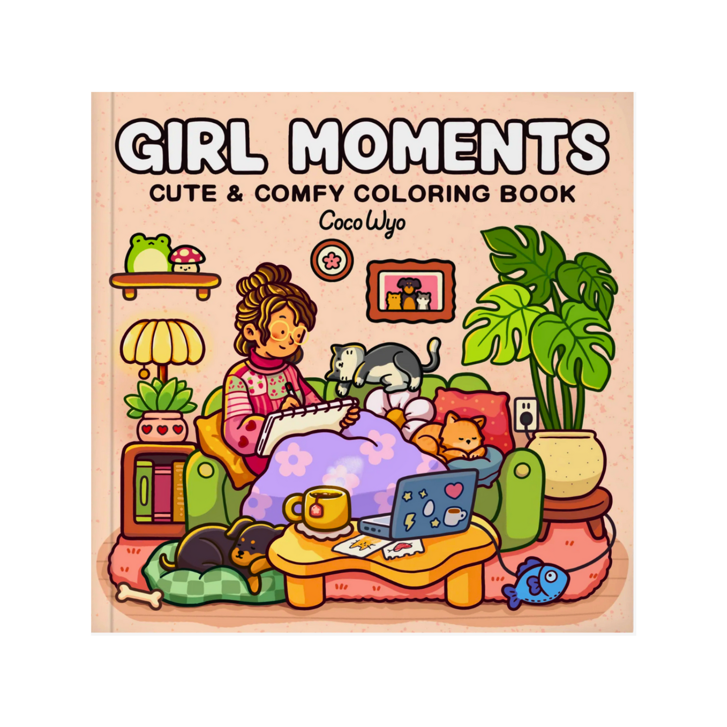 Carte de Colorat, Coperta Cartonata, Desene Animale Haioase, pentru Copii