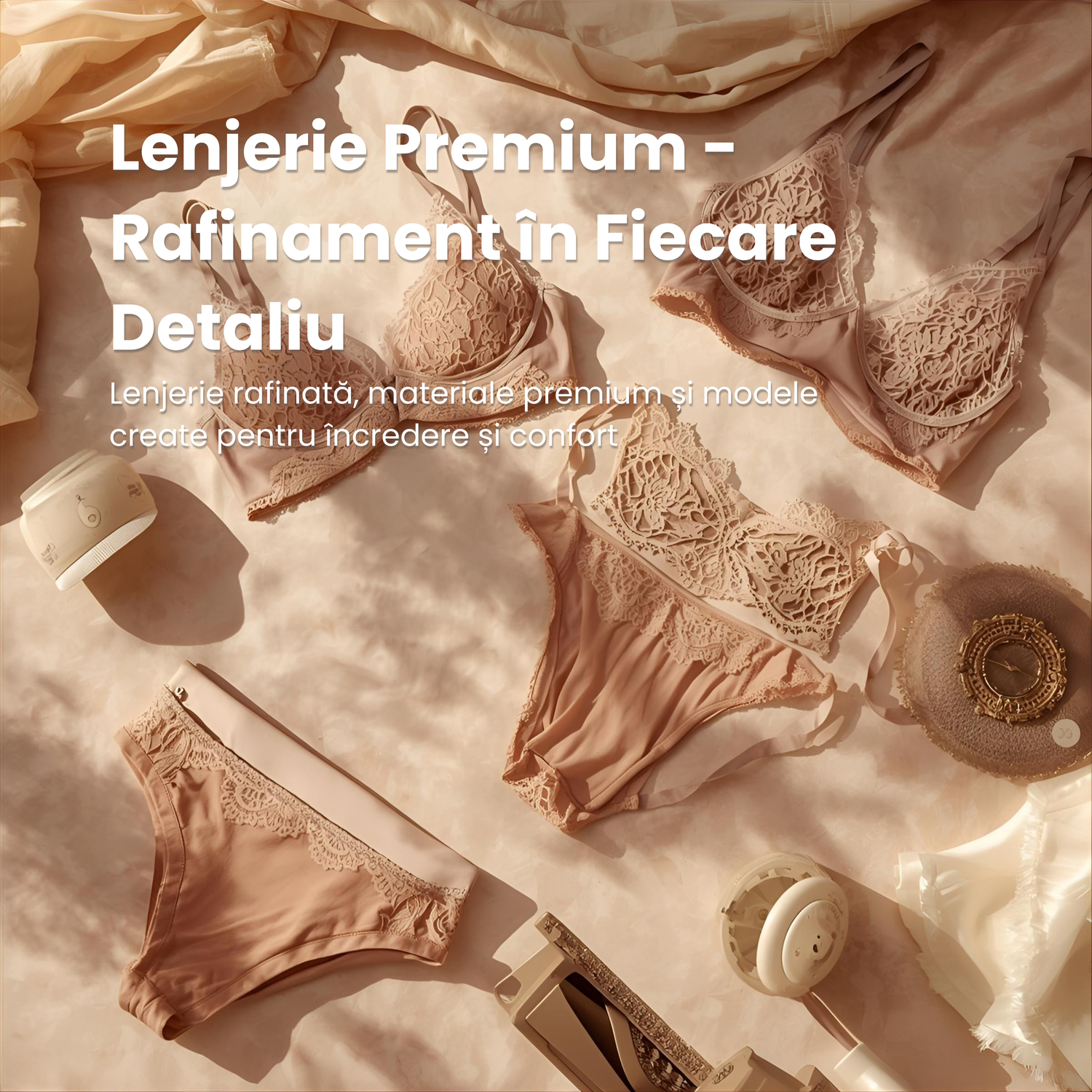 Lenjerie Premium - Rafinament în Fiecare Detaliu
