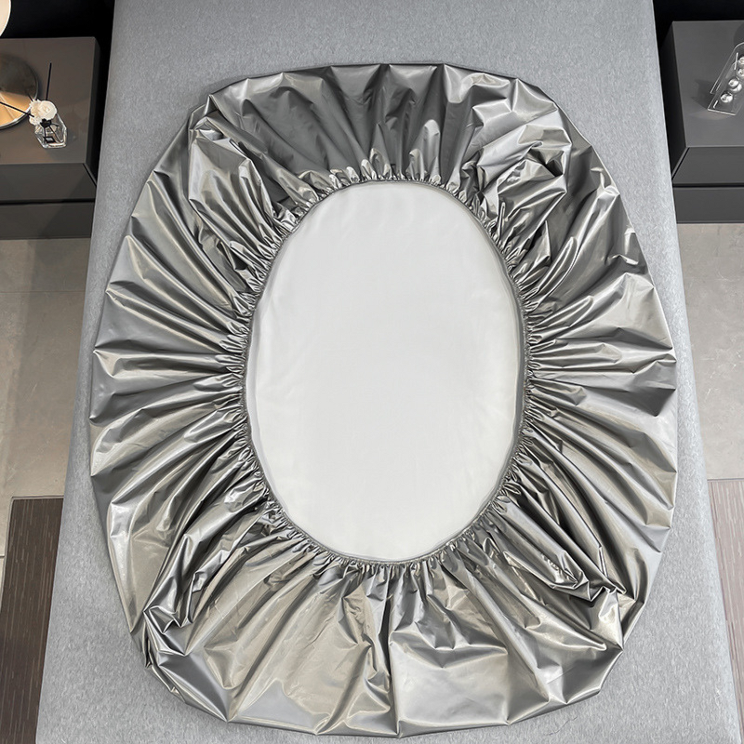 Cearceaf de Pat din Satin, 180x200 cm