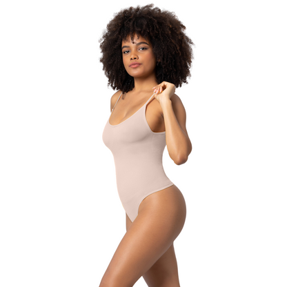 ody Modelator Rotixfy, Fara Cusaturi, cu Bretele, Tanga, Efect de Subtiere si Ridicare