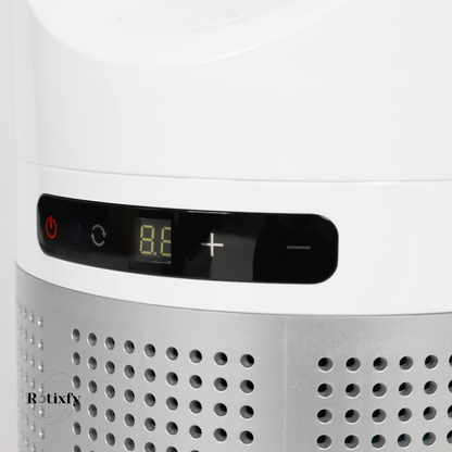 Aer Conditionat Portabil, Ventilator fara Elice, pentru Racire si Incalzire, 60/80 cm Intaltime, Alb sau Negru