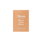 I Want to Hear Your Story - Jurnal interactiv pentru membrii familiei, Coperta din piele, 151 pagini, Cadou emotionant, Culoare Maro
