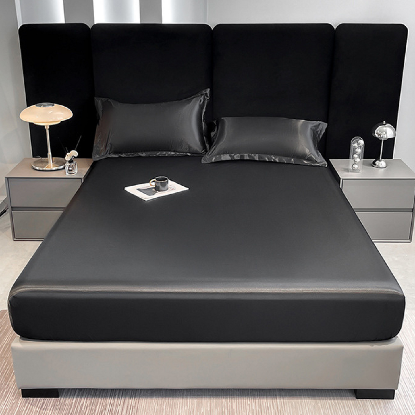 Cearceaf de Pat din Satin, 180x200 cm