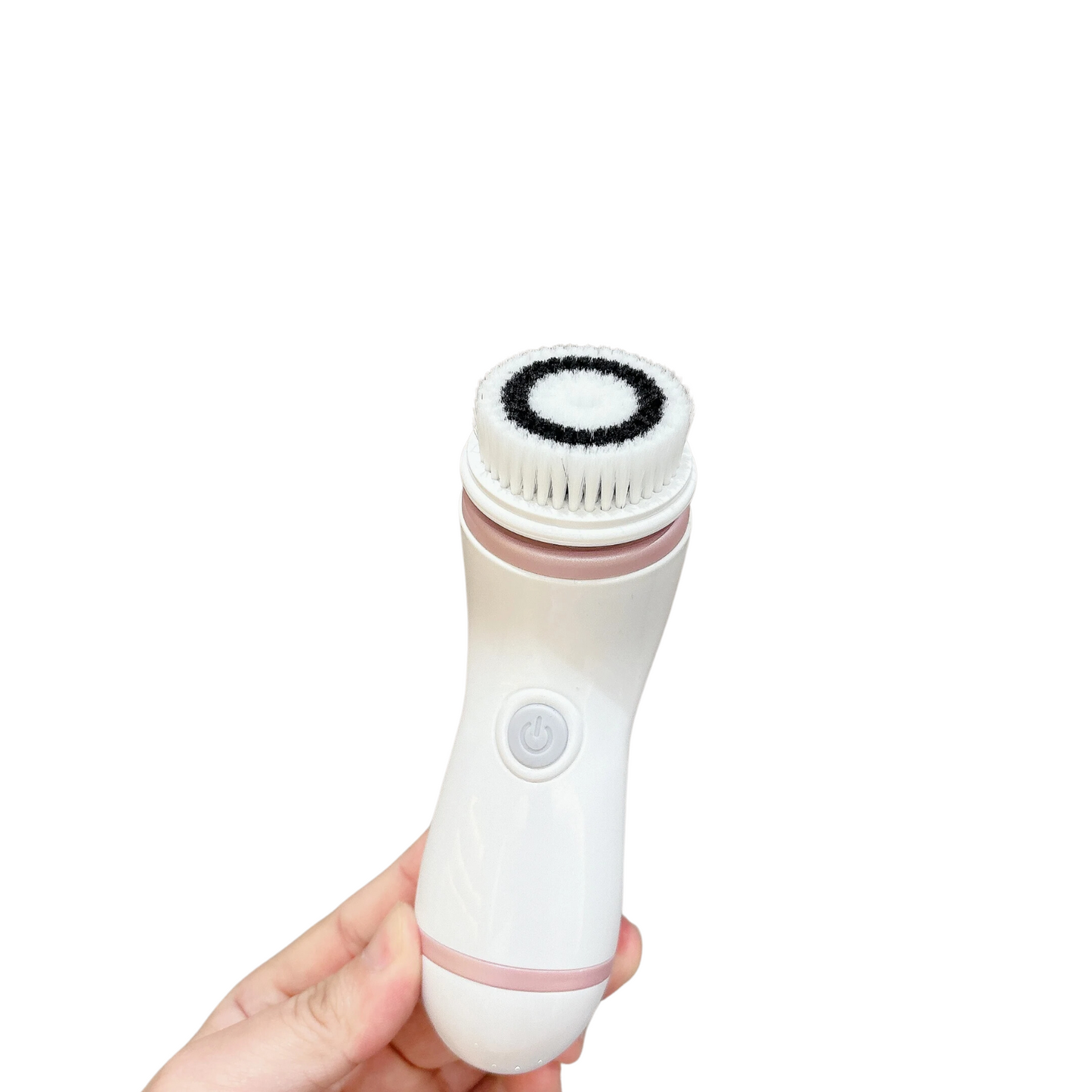 Perie Electrica pentru Curatarea Tenului - Aparat Ultrasonic din Silicon pentru Fata, Curatare in Profunzime, Exfoliere si Rejuvenare, Culoare Roz