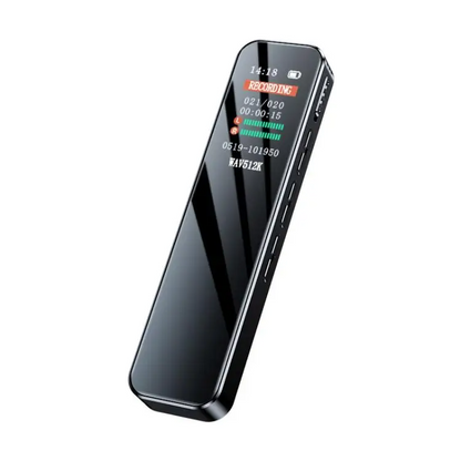 Reportofon Profesional Rotixfy – Inregistrare Vocala HD, Reducere Zgomot, Ecran IPS Color, 16GB, Metalic, USB-C