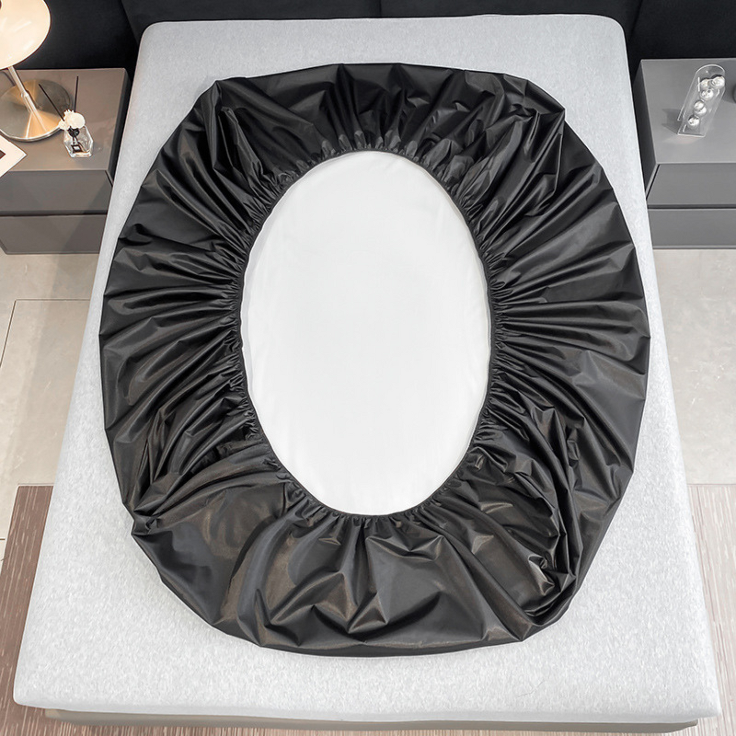 Cearceaf de Pat din Satin, 180x200 cm