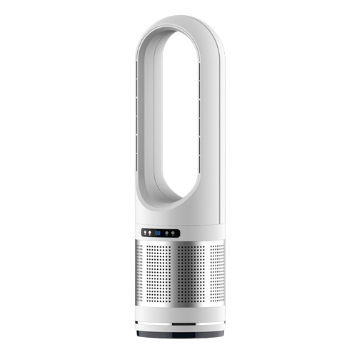 Aer Conditionat Portabil, Ventilator fara Elice, pentru Racire si Incalzire, 60/80 cm Intaltime, Alb sau Negru